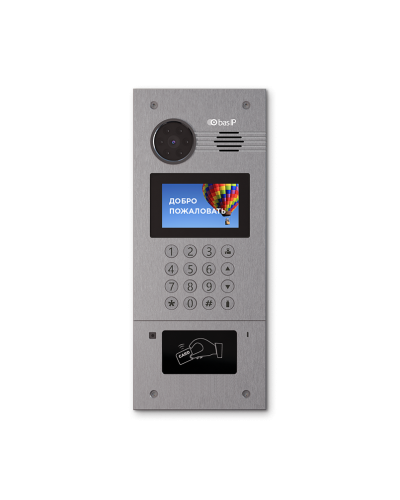 AA-07FB SILVER. Вызывная панель IP-домофона. BAS-IP в Ельце
