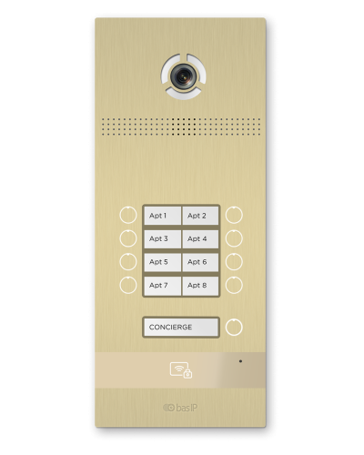 BI-08FB GOLD. Вызывная панель IP-домофона. BAS-IP в Ельце