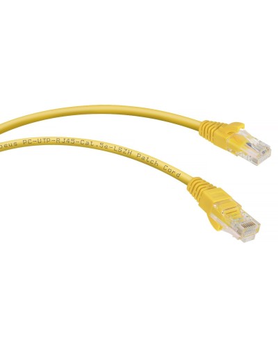PC-UTP-RJ45-Cat.5e-0.15m-YL-LSZH (9494c), желтый. Патч-корд медный. CABEUS в Ельце