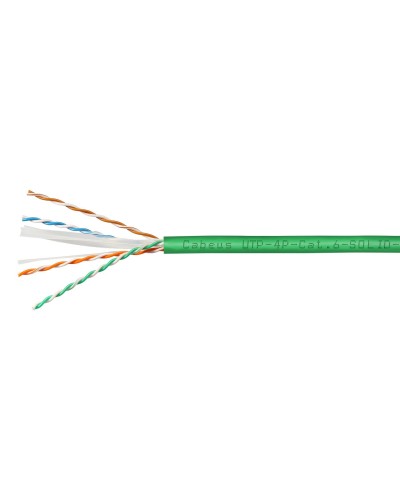 UTP-4P-Cat.6-SOLID-LSLTx-GN-100 (11139c-5). Кабель «витая пара» (LAN) для структурированных систем связи. CABEUS в Ельце