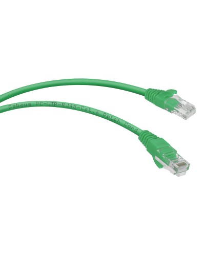 PC-UTP-RJ45-Cat.6-1m-GN (8684c), зелёный. Патч-корд медный. CABEUS в Ельце
