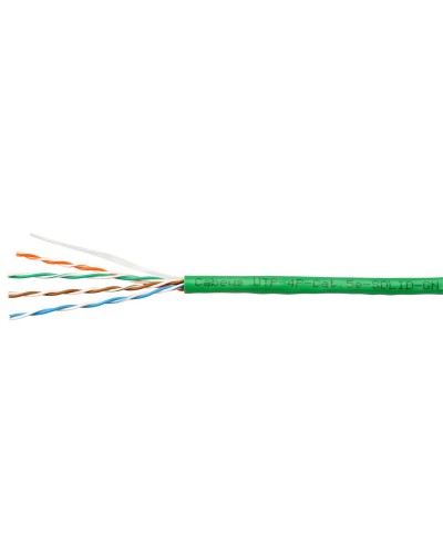 UTP-4P-Cat.5e-SOLID-LSZH-GN-100 (9779c-5). Кабель «витая пара» (LAN) для структурированных систем связи. CABEUS в Ельце