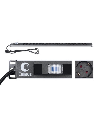 PDU-16-20S-B (9551c). Блок розеток. CABEUS в Ельце