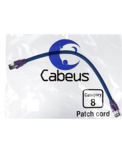 PC-SSTP-RJ45-Cat.8-5m-LSZH (9705c), серый. Патч-корд медный. CABEUS в Ельце