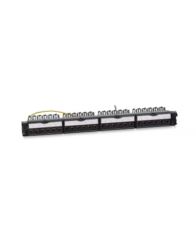PL-24-KJ-RJ45-Cat.6a-SH-180T (11834c): Патч-панель 19" (1U), 24 порта RJ-45, категория 6a, полностью экранированная в Ельце