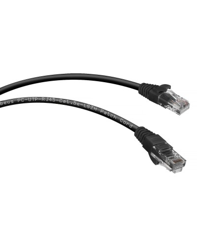 PC-UTP-RJ45-Cat.5e-0.5m-BK-LSZH (9536c), чёрный. Патч-корд медный. CABEUS в Ельце