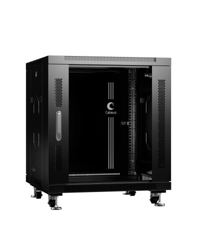 SH-05C-12U60/80-BK (8570c). Шкаф телекоммуникационный 19 напольный 12U. CABEUS в Ельце