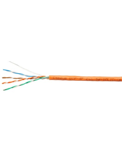 UTP-4P-Cat.5e-SOLID-LSZH-OR-LIGHT-100 (10993c-5). Кабель «витая пара» (LAN) для структурированных систем связи. CABEUS в Ельце