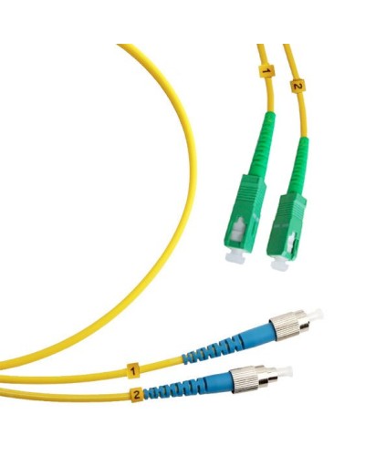 FOP(d)-9-SC/APC-FC/UPC-2m (8123c). Патч-корд оптический. CABEUS в Ельце