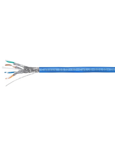 SSTP-4P-Cat.8-SOLID-IN-LSZH-BL (7750c). Кабель «витая пара» (LAN) для структурированных систем связи. CABEUS в Ельце
