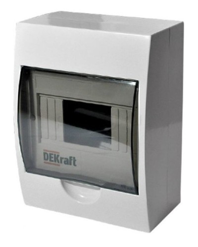 ЩРН-П-6 IP41 настенный (31009DEK). Щиток модульный с прозрачной дверцей. DEKraft в Ельце