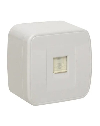 Минск Розетка RJ-45 1-местная ОП 1А (EGK01-035-10). Розетка RJ-45 1-местная ОП 1А. EKF в Ельце