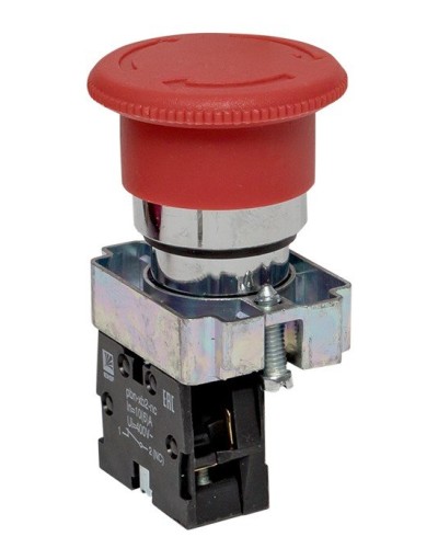 BS542 поворотная красная грибок NC (xb2-bs542). Кнопка поворотная красная грибок. EKF в Ельце