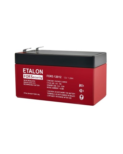 ETALON FORS 12012. Аккумулятор герметичный свинцово-кислотный. ETALON в Ельце