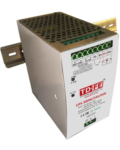 UPS 300W/24V/DIN. Источник вторичного электропитания резервированный. FARADAY в Ельце