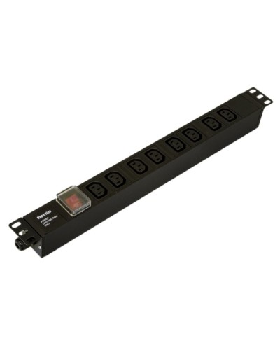 SHE19-8IEC-S-CB. Блок розеток 19. Hyperline в Ельце
