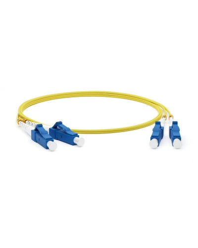 FC-D2-9-LC/UR-LC/UR-H-15M-LSZH-YL. Патч-корд волоконно-оптический одномодовый. Hyperline в Ельце