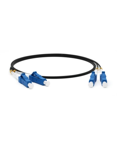 FC-D2-9-LC/UR-LC/UR-H-3M-LSZH-BK. Патч-корд волоконно-оптический одномодовый. Hyperline в Ельце