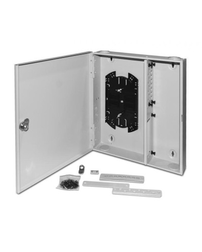 FO-WBX-4xSLT-W140H42-32UN-GY. Кросс оптический настенный. Hyperline в Ельце