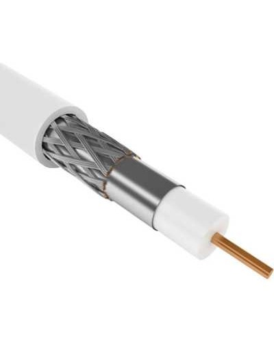 GENERICA RG6 CCS 75Ом FPE PVC белый (CC1-R6F1-111-300-G). Кабель коаксиальный омедненный. IEK в Ельце