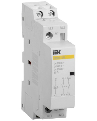 Контактор модульный КМ20-11M AC (MKK11-20-11). Контактор модульный. IEK в Ельце