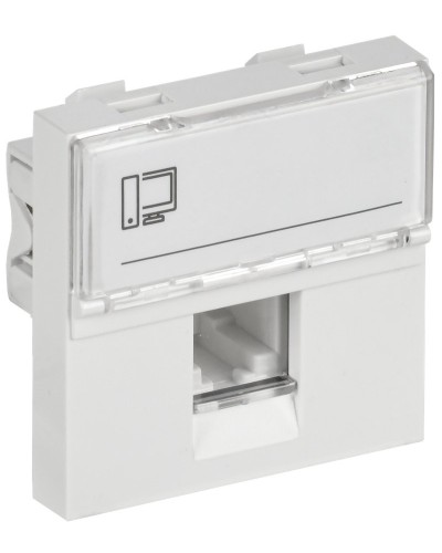 Розетка RJ45 кат.6 PRIMER РКИ-20-00-П-6 белый IEK (PR-KK40D-RI-0-2-1C06U-K01). Розетка RJ-45. IEK в Ельце