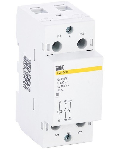 Контактор модульный КМ40-20 AC (MKK11-40-20). Контактор модульный. IEK в Ельце