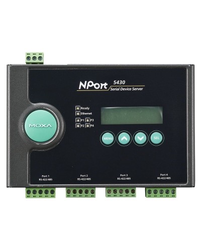 NPort 5430. 4-портовый асинхронный сервер. MOXA в Ельце
