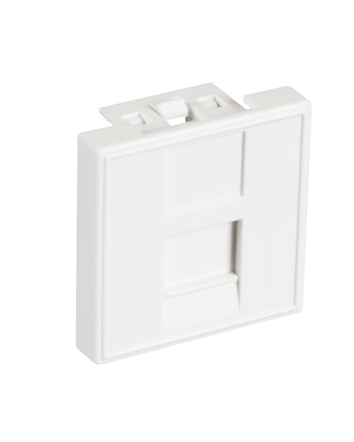 EC-IMF-1-WT-10 (10шт). Вставка 45x45 (Mosaic) для 1 модуля Keystone Jack. NETLAN в Ельце