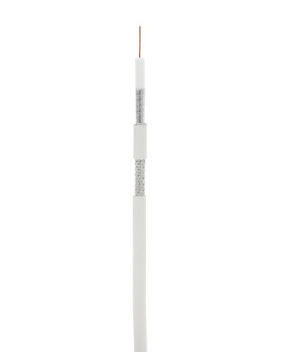 RG-6 CCS, In, PVC (EC-C2-32123A-WT-1). Кабель коаксиальный омедненный. NETLAN в Ельце
