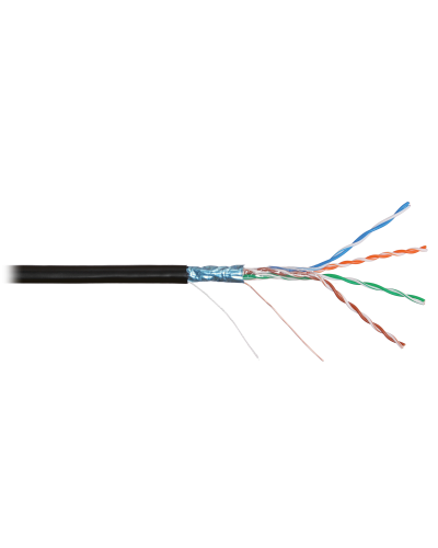 F/UTP 4pair, Cat5e, Solid, In/Out, нг(А)-HF (NMC 4200C-BK). Кабель «витая пара» (LAN) для структурированных систем связи. NIKOMAX в Ельце