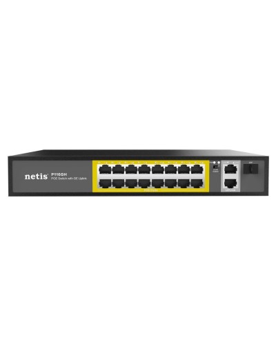 Netis P116GH. Коммутатор сетевой PoE неуправляемый. Netis в Ельце