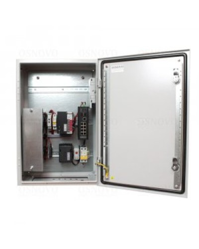 OS-46TB1(SW-80802/ILS(port 90W)). Уличная станция с термостабилизацией и резервным питанием. OSNOVO в Ельце