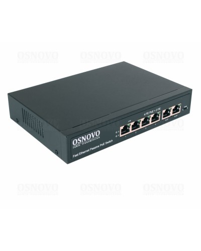 SW-20600/A(80W). Коммутатор Fast Ethernet на 6 портов. OSNOVO в Ельце