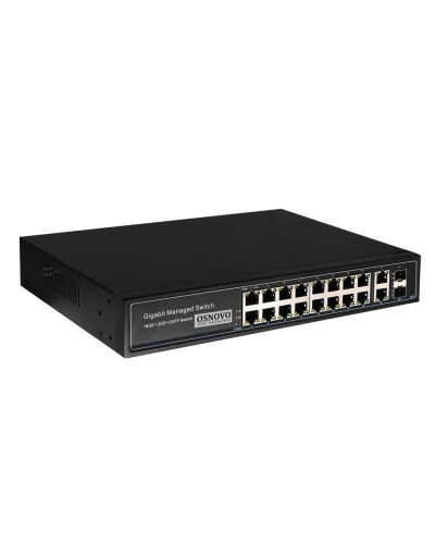 SW-8182/L(300W). Коммутатор 16-портовый  Gigabit Ethernet с PoE. OSNOVO в Ельце