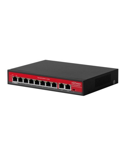 PND-08P-2M-BT1 (120W). Коммутатор AI 10-портовый с функцией PoE. Polyvision в Ельце