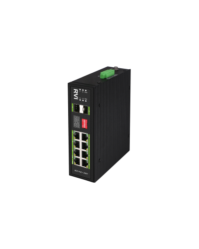 RVi-1NSIM8GP-2S. Коммутатор с питанием по PoE. RVi в Ельце