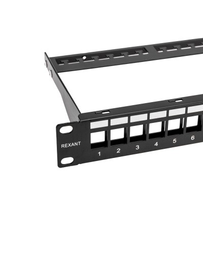 Панель коммутационная наборная 19", 1U, 24 порта, UTP REXANT PRO (02-0053): Патч-панель 19" в Ельце