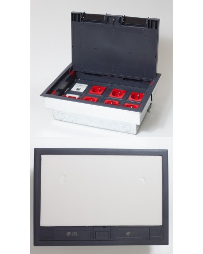 Люк на 8 постов (45х45), металл/пластик, с металлической коробкой, IP40 (300009). Люк. SPL в Ельце