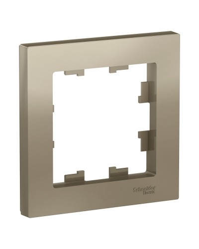 AtlasDesign рамка 1-местная, шампань (ATN000501). Рамка. Systeme Electric в Ельце