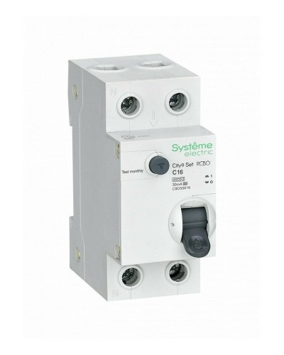City9 Set 1P+N С 16А 4.5kA 30мА A 230В (C9D55616). Автоматический выключатель дифференциального тока. Systeme Electric в Ельце