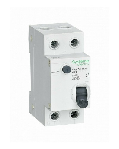 City9 Set 1P+N С 25А 4.5kA 30мА A 230В (C9D55625). Автоматический выключатель дифференциального тока. Systeme Electric в Ельце