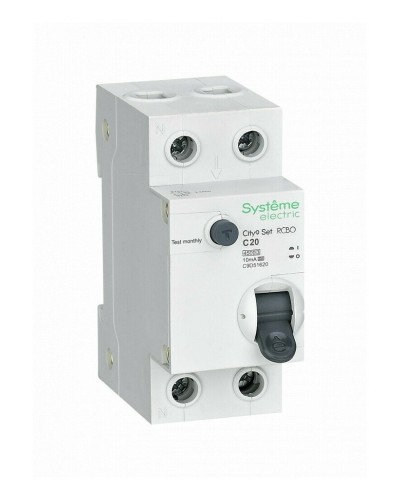 City9 Set 1P+N С 20А 4.5kA 10мА A 230В (C9D51620). Автоматический выключатель дифференциального тока. Systeme Electric в Ельце