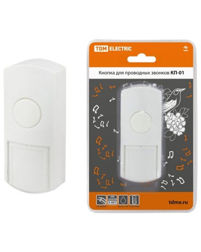 КП-01 (SQ1901-0019). Кнопка для проводных звонков. TDM ЕLECTRIC в Ельце