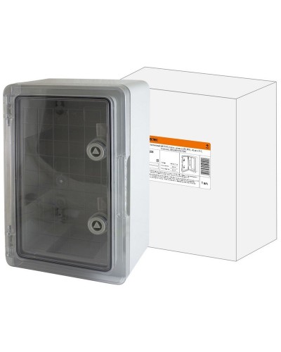 ЩМП-0-4, прозрачная крышка ABS, IP65, 400x300x220. Бокс пластиковый антивандальный. TDM ЕLECTRIC в Ельце