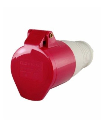 Розетка 214 переносная 3Р+РЕ 16А 380В IP44 (SQ0603-0011). Розетка. TDM ЕLECTRIC в Ельце