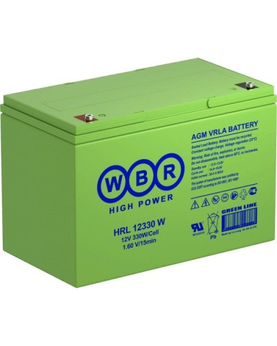 WBR HRL12330W. Аккумулятор герметичный свинцово-кислотный. WBR в Ельце