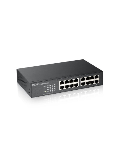 GS1100-16-EU0103F. Коммутатор 16xGE, rack 19, бесшумный. ZYXEL в Ельце