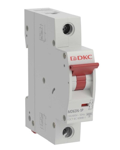 YON max MD63N 1P 50А 6кА C (MD63N-1PC50). Автоматический выключатель. ДКС в Ельце