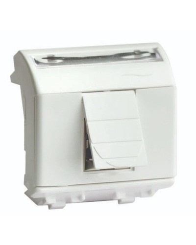 Розетка RJ-45 Brava 2 модуля слоновая кость (75450S): Розетка компьютерная с двумя разъёмами в Ельце